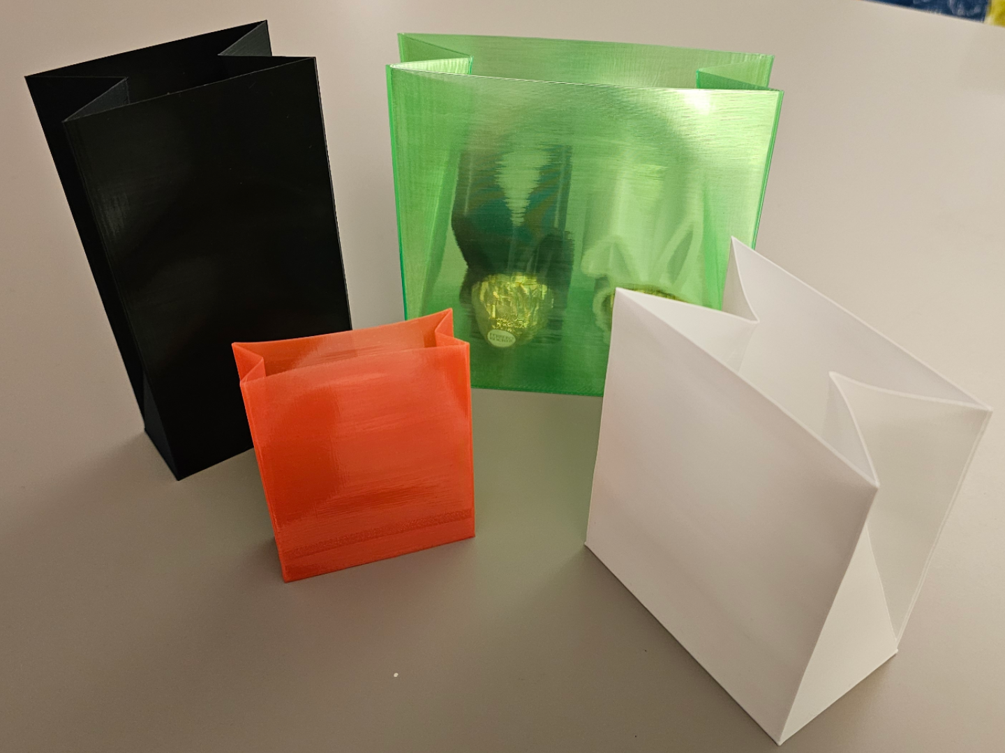 Parametrische Geschenktüte (Vasenmodus, anpassbar)