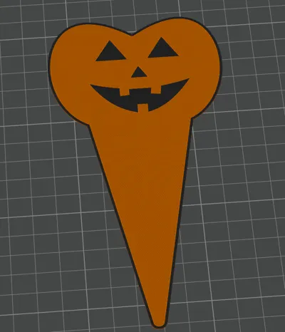 Pumpkin bookmark