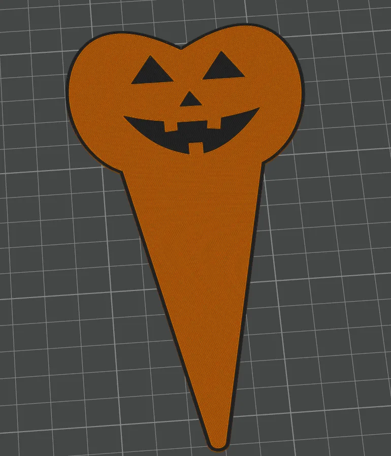 Pumpkin bookmark