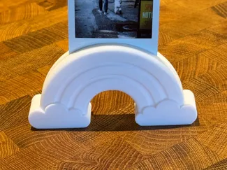 rainbow cloud instax photo holder