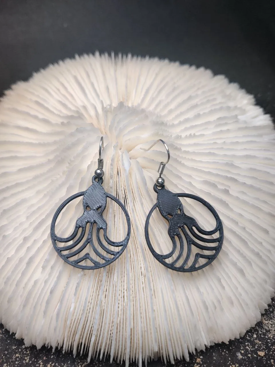 Krakenflow – Ocean Octopus Embrace Earrings view 4