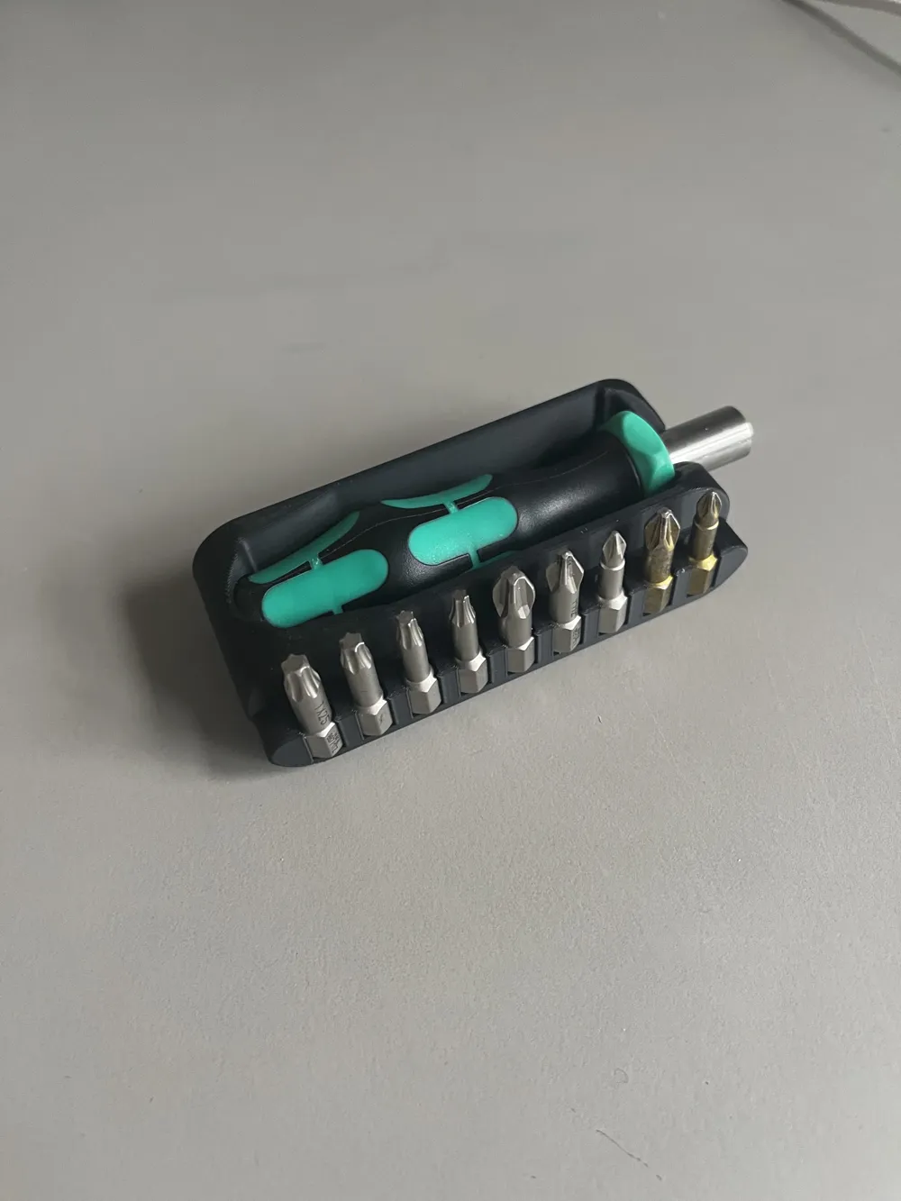 Wera 838 RA S Compact Bit Holder – up to 9 bits - Free 3D Print Model ...