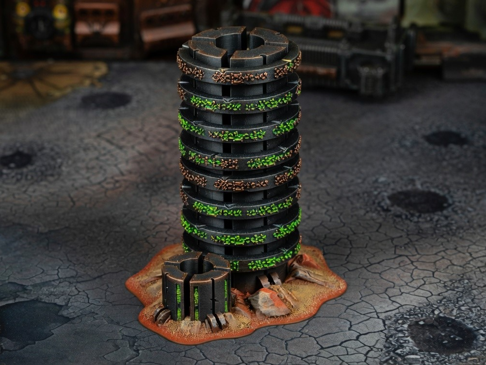 Torre Centrale Energetica Necron - necron terrain