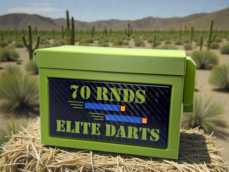 Nerf style blaster foam dart 70 round box