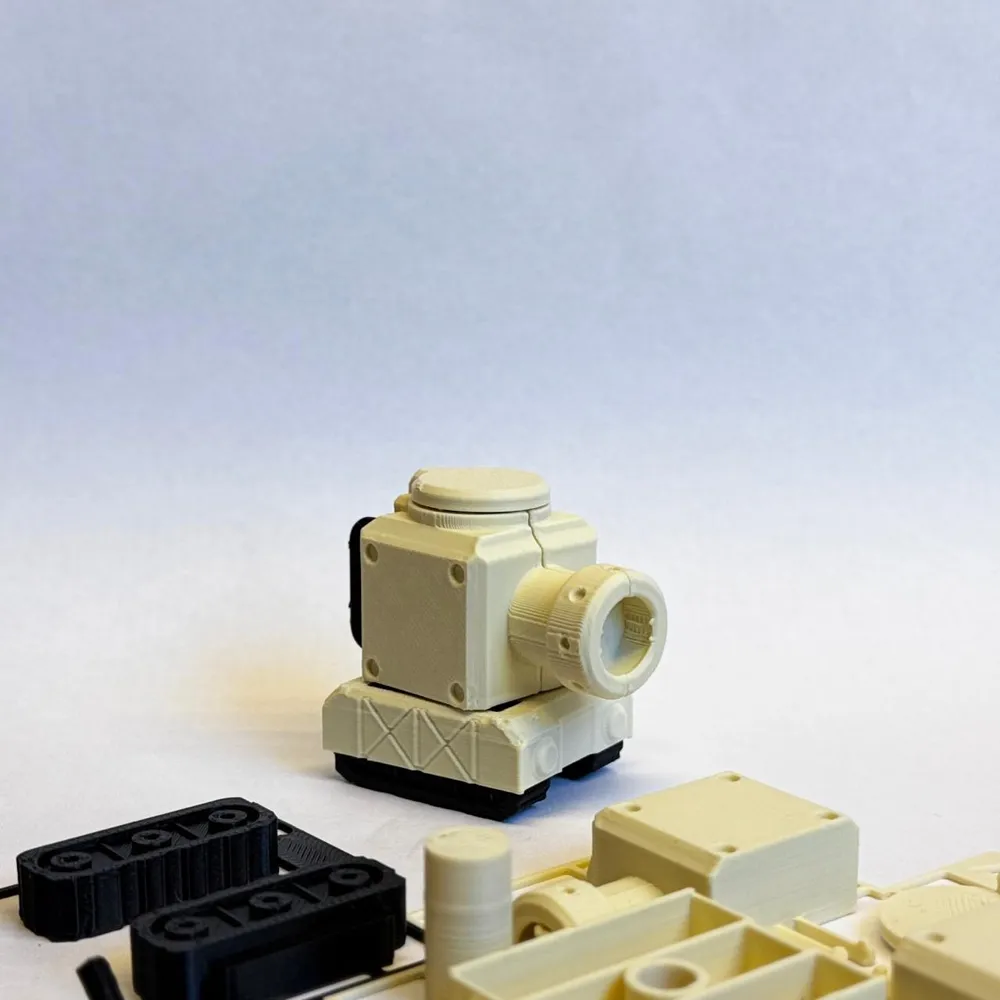 Mircro Model Kits Micro Crawler Tank - Easy Multi-Color Model Kit - Free 3D Print Model ...