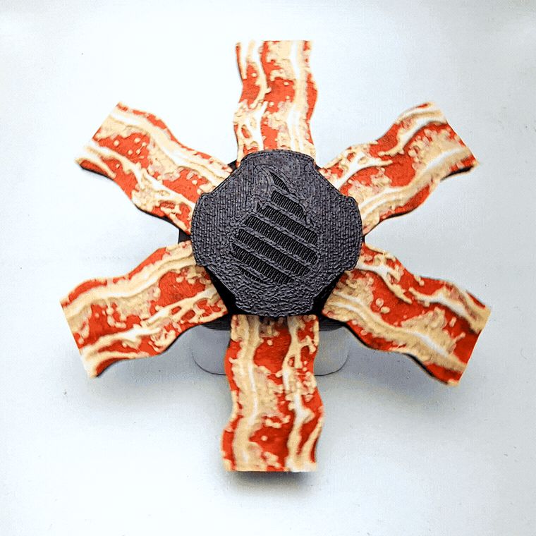 Bacon Zoetrope Spinner (READ DESCRIPTION)