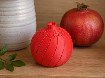 Letrero o emblema decorativo: Pomegranate Twisty – Print-in-Place Toy — vista de referencia 4