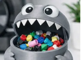 poop/purge holding monster, for fun reuse of poop