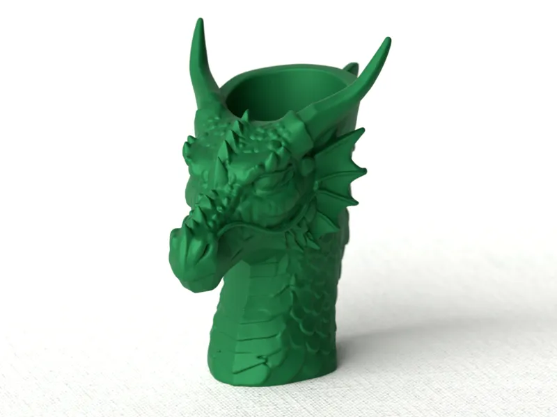 Dragon vase
