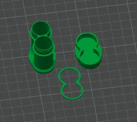 Lid with doublesided "easy open" PETG, TPU, PLA