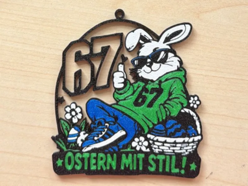 67 Hype – Cooler Hase Anhänger