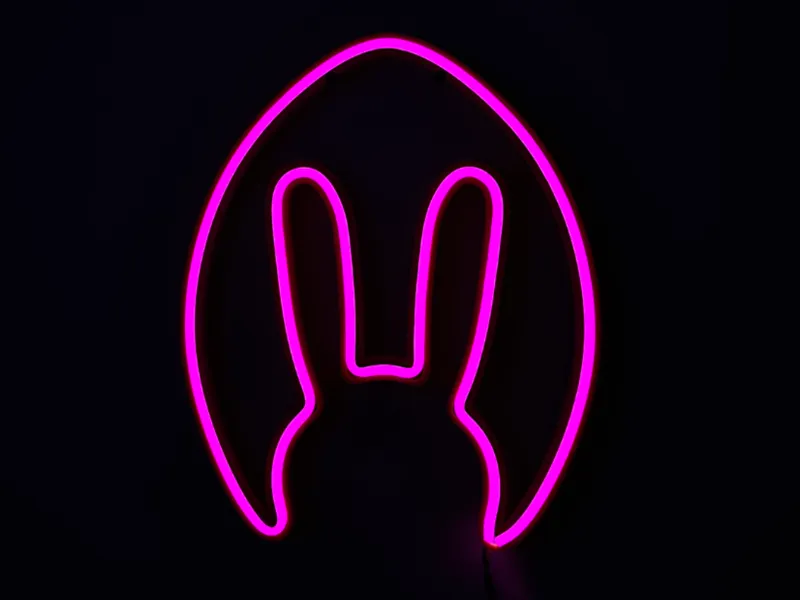 Easter Bunny Ear Neon Sign