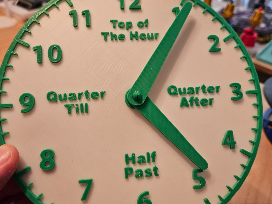 Analog Teaching Clock