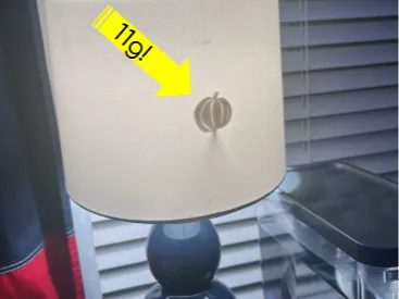 003 Lamp Shadow Projector - Pumpkin