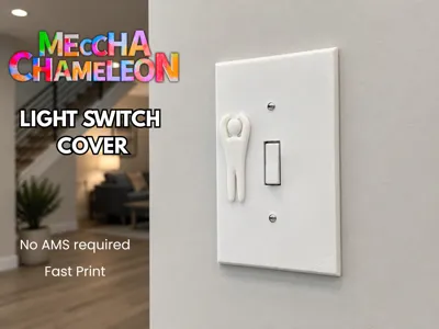 Meccha Chameleon Light Switch Cover