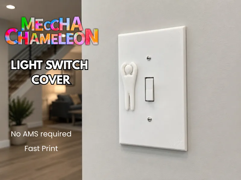 Meccha Chameleon Light Switch Cover