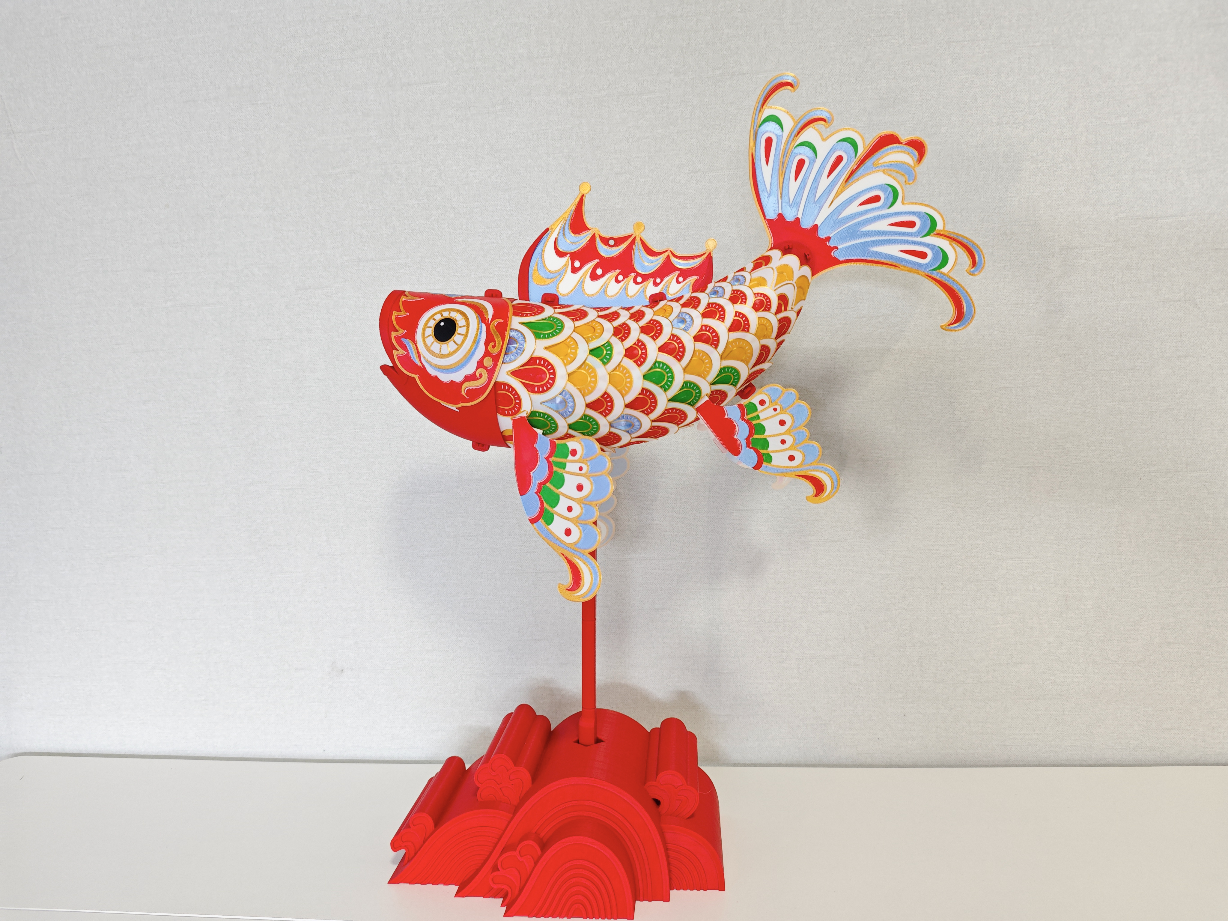 Miniatura 2 do modelo 3D 传统鱼灯