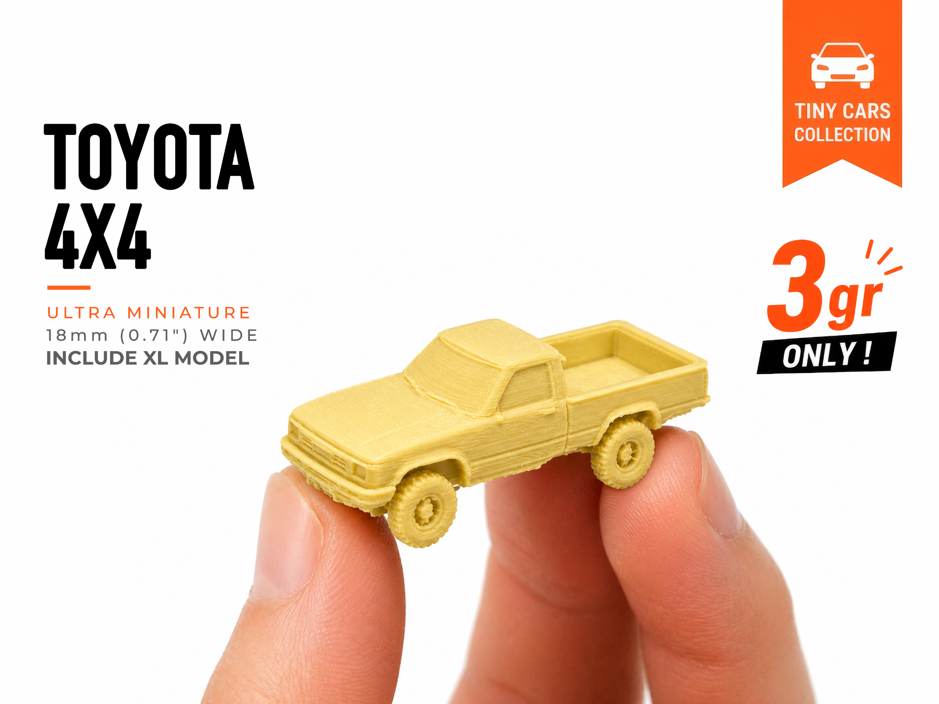 Tiny Toyota 4x4 - Mini Cars Series