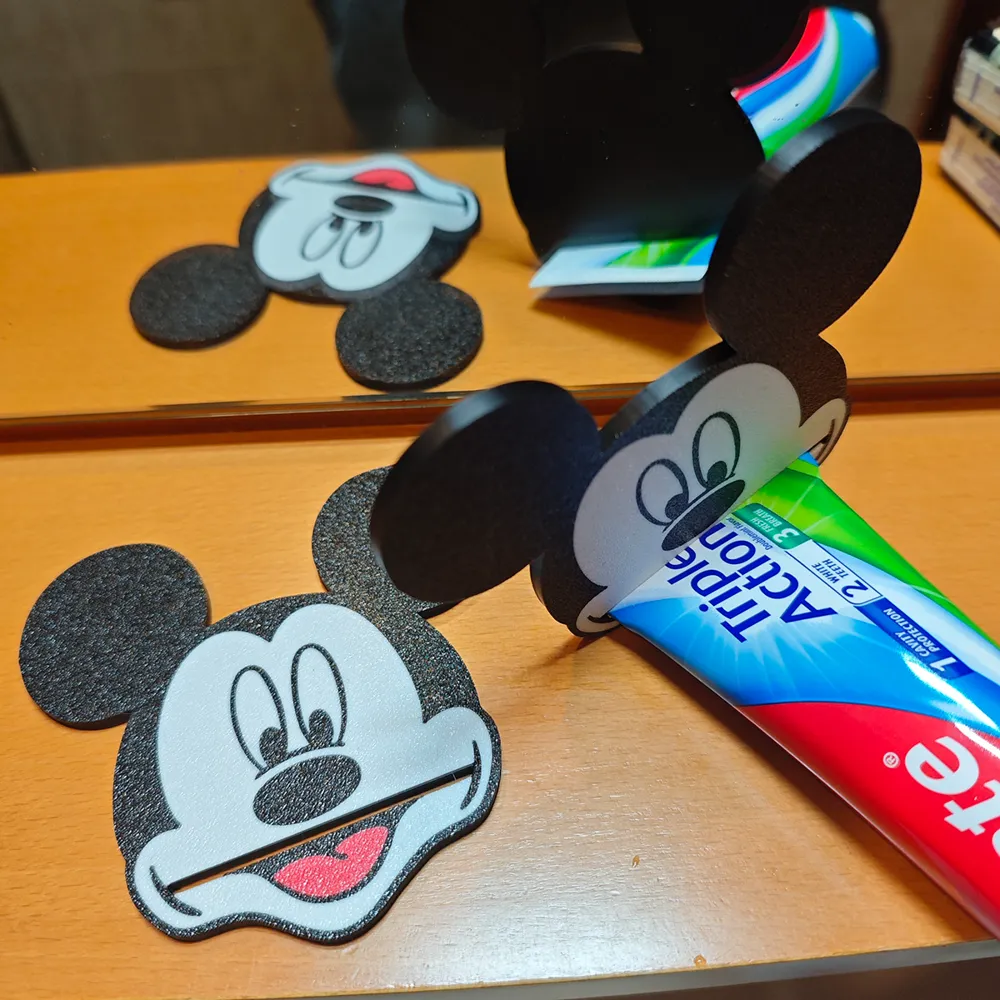 Mickey Mouse Toothpaste Squeezer - Free 3D Print Model - MakerWorld