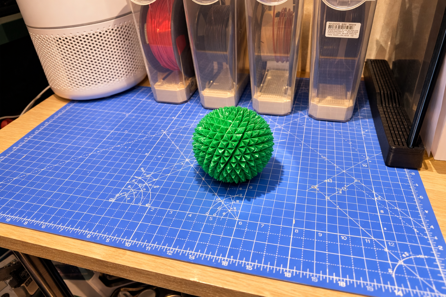 Miniatura 2 do modelo 3D Spiky Sensory Trigger Twisty Spiral Fidget Sphere