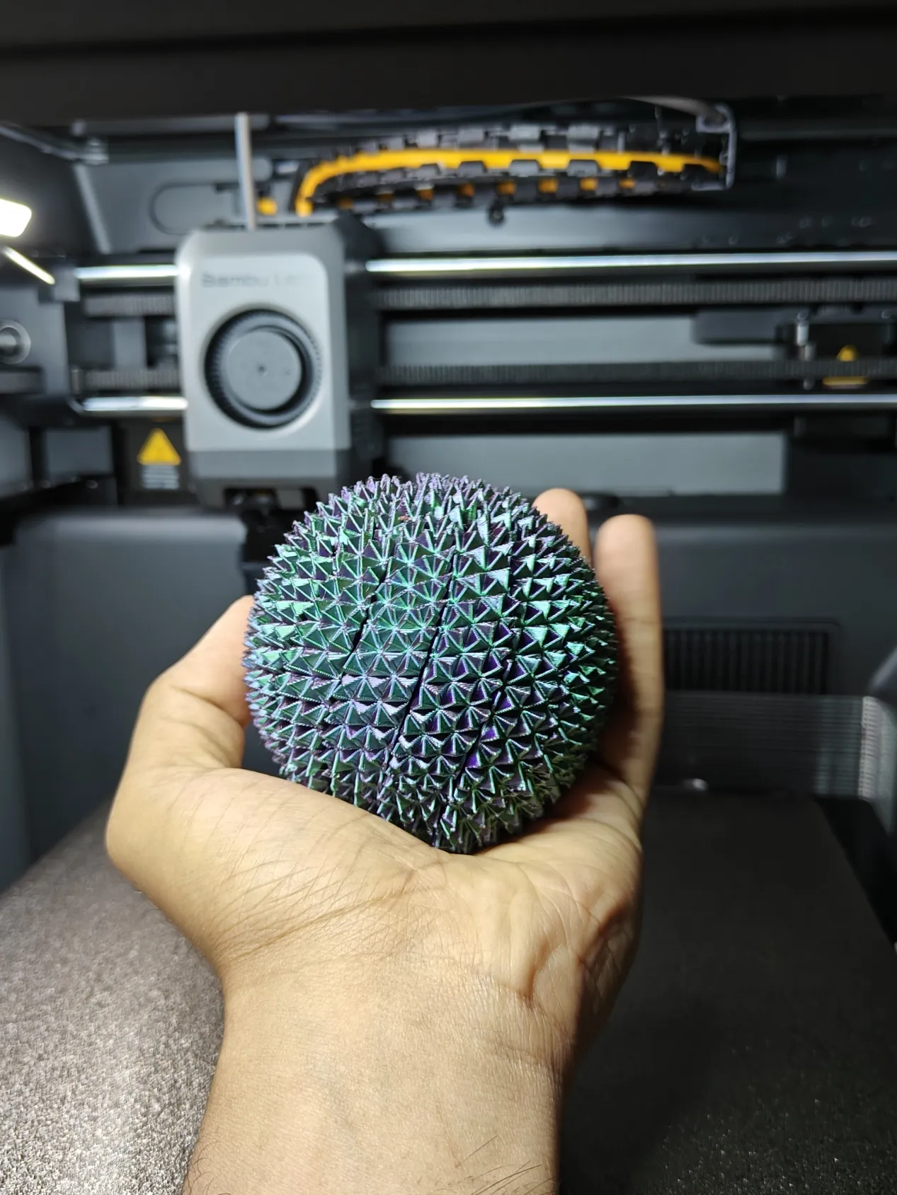 Spiky Sensory Trigger Twisty Spiral Fidget Sphere view 4