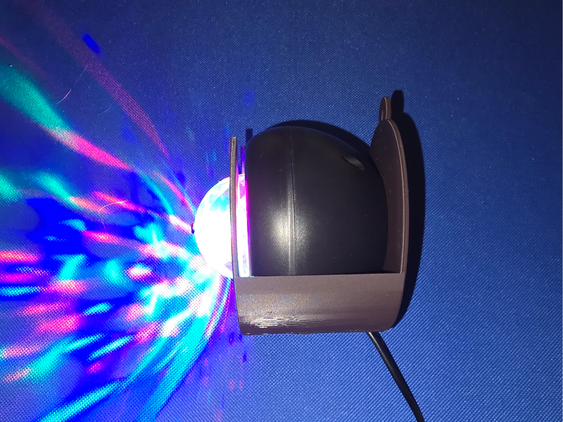 Soporte de pared para bola disco Led