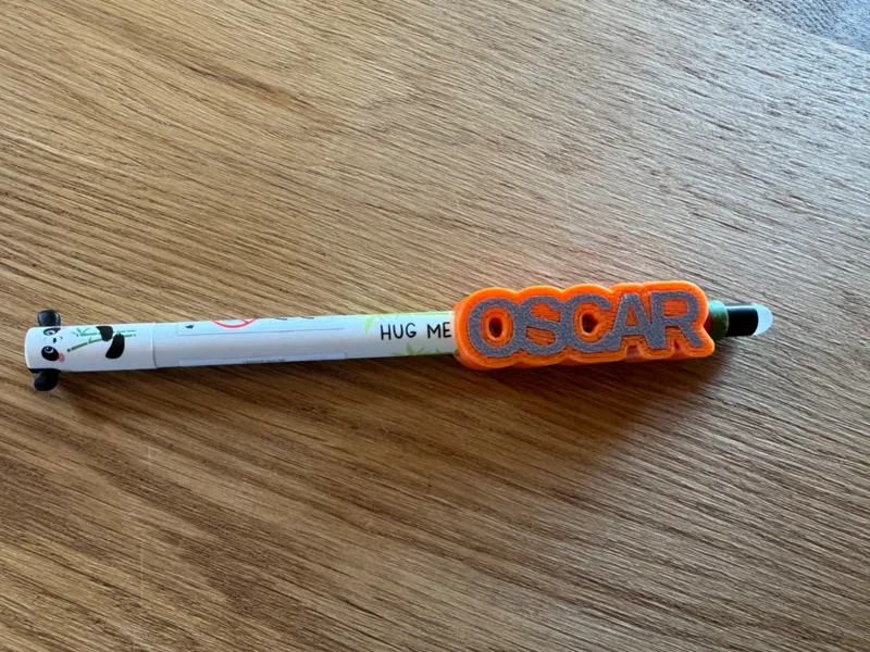 Customizable Name Clip for Legami Pens