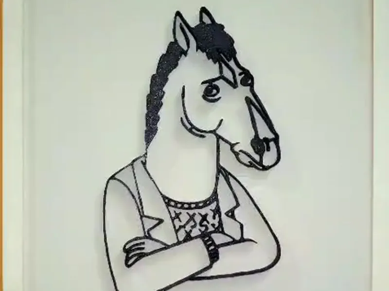 Cuadro de Bojack Horseman