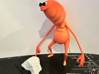 Marcus the worm and the Rock