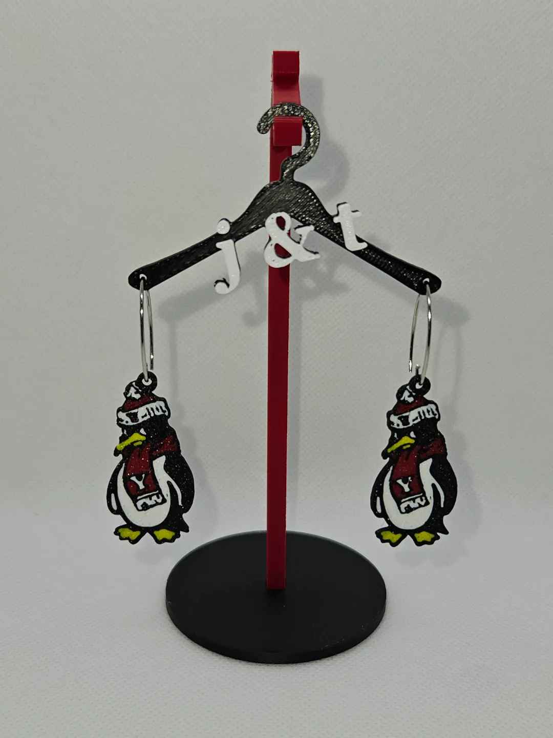 Youngstown State University earrings view 2
