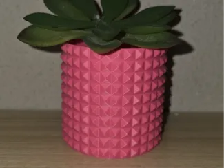 Spikey small plant pot