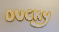 Flat (Stickless) Letters