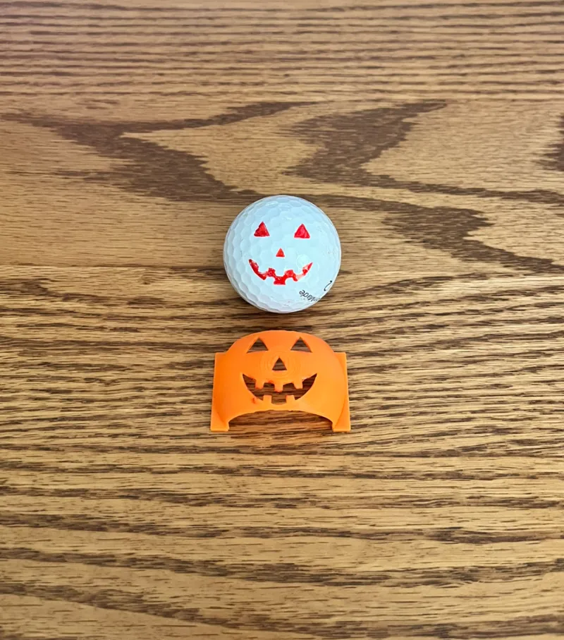 Pumpkin Patch Golf Ball Marker