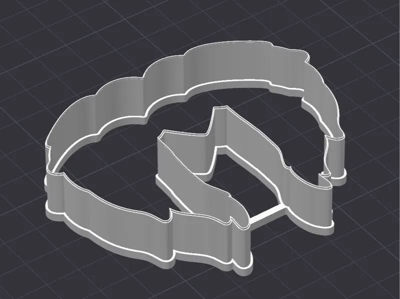 Angel Wings Gingerbread Cookie Cutter
