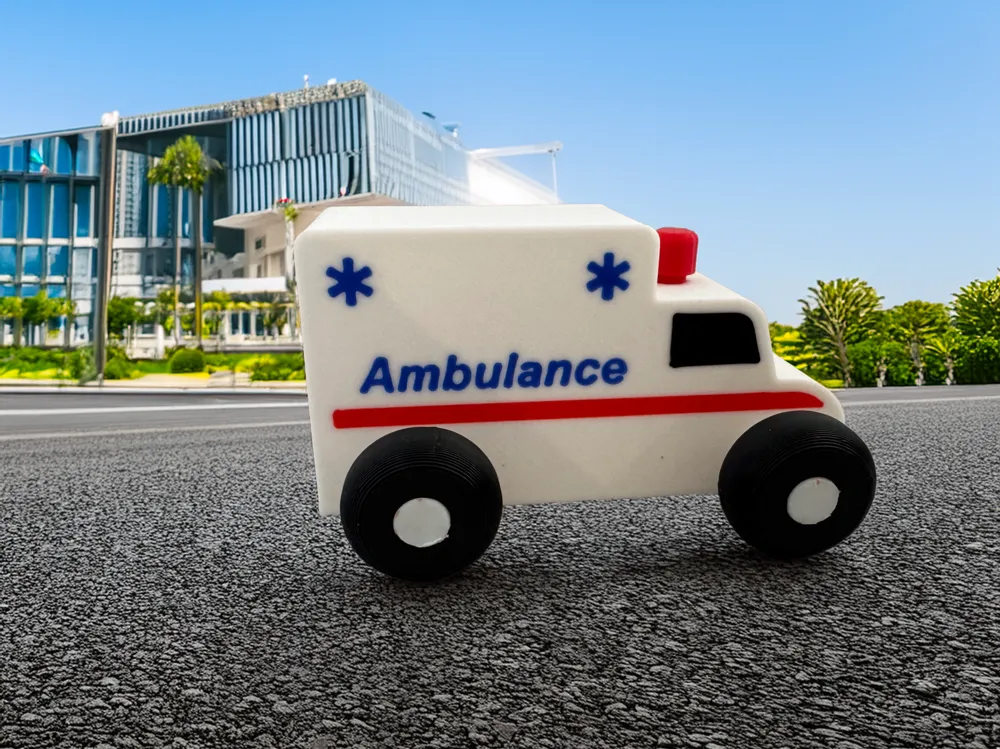 Toy Ambulance - Free 3D Print Model - MakerWorld