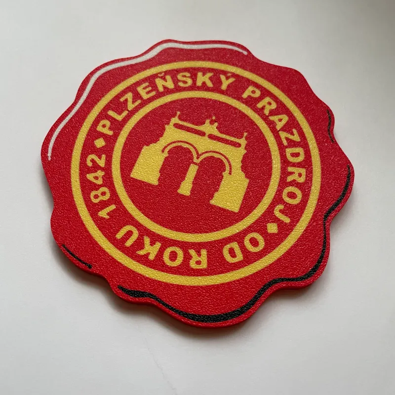 Pilsner Urquell (czech) beer coaster 