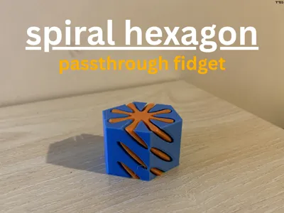 spiral hexagon 
