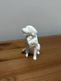 Golden Retriever low poly — photo 5