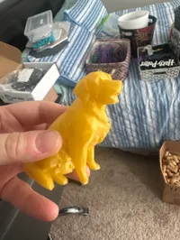 Golden Retriever low poly — photo 2