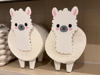 Alpaca Toilet Paper Roll Holder – Functional Decor