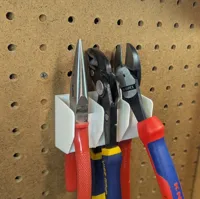 Pegboard plier holders & hangers, multiple sizes