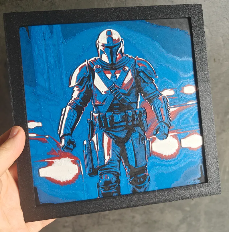 Legendary Hueforge Frame kit - 200 x 200 mm