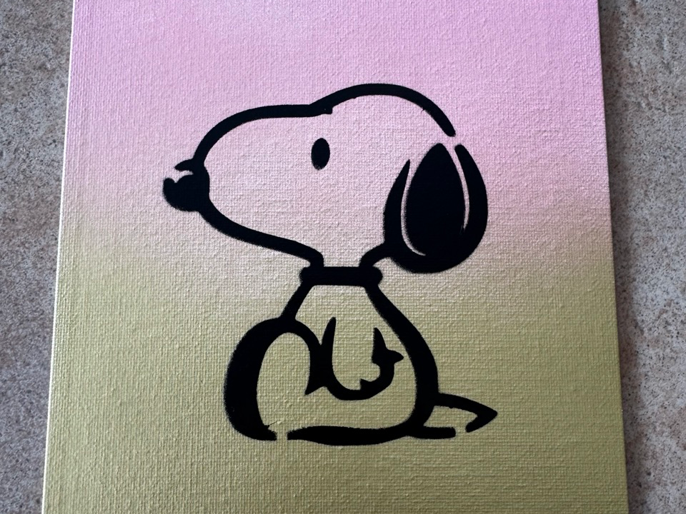 Snoopy Spray Schablone