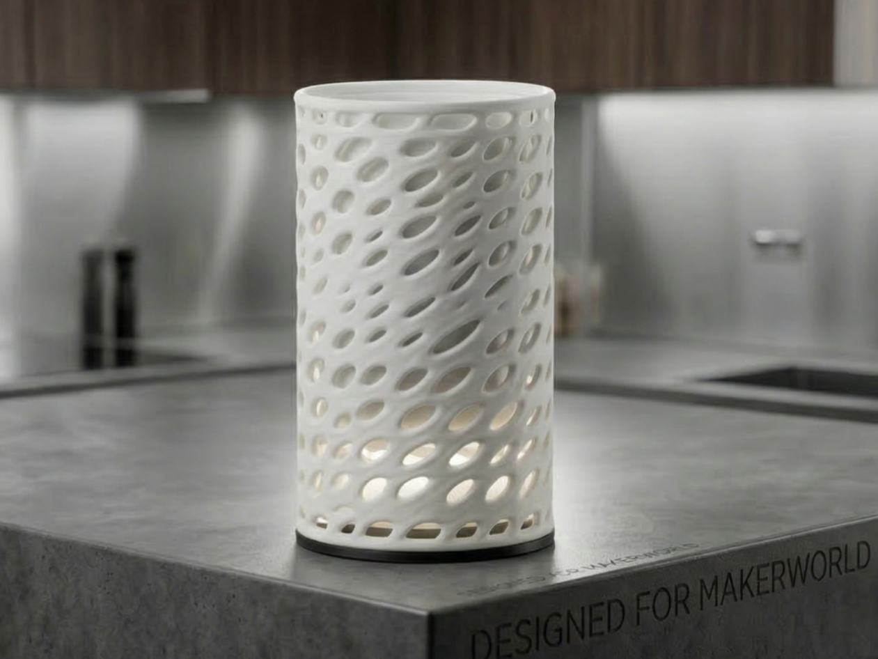 Twisted Voronoi Pen Holder