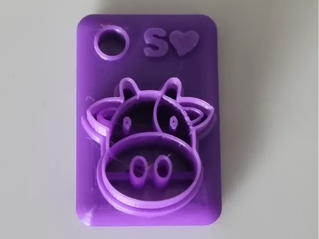 Polymer Clay Earring Cutter – Cow