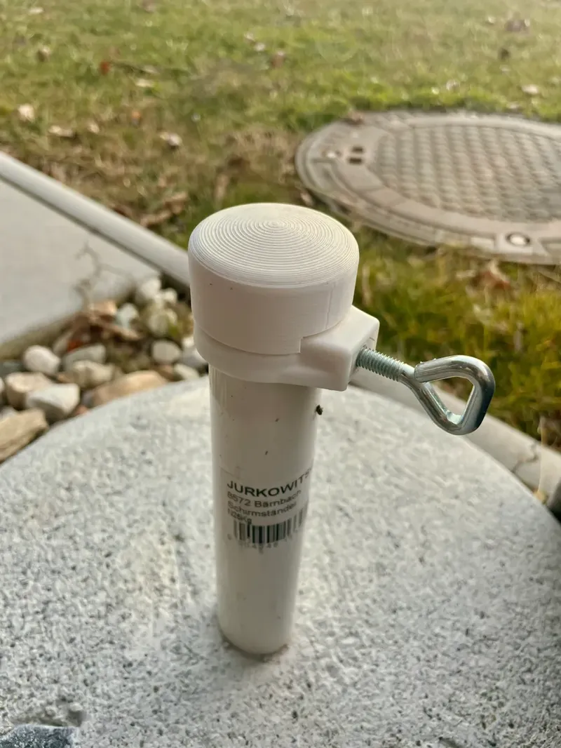 cap for sunshade stand
