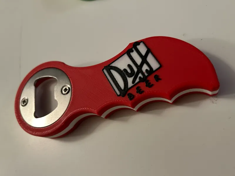 Beer bottle opener - Duff Beer