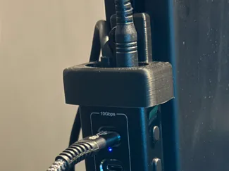 USB Hub Mount for Sim Racing Rig Aluminium Profile