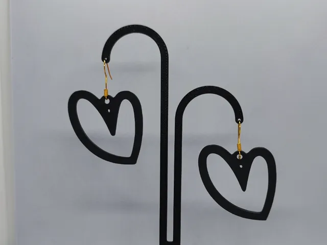 Aretes Amor Abstracto