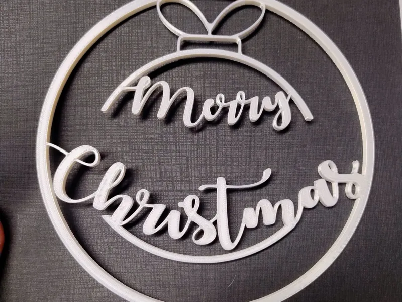 Merry Christmas Anhänger Ornament